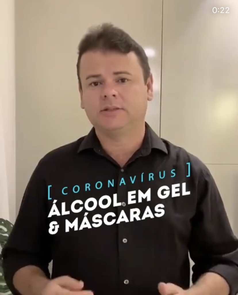 Prefeito anuncia distribuição de máscaras e álcool em gel para pessoas do grupo de risco da Covid-19