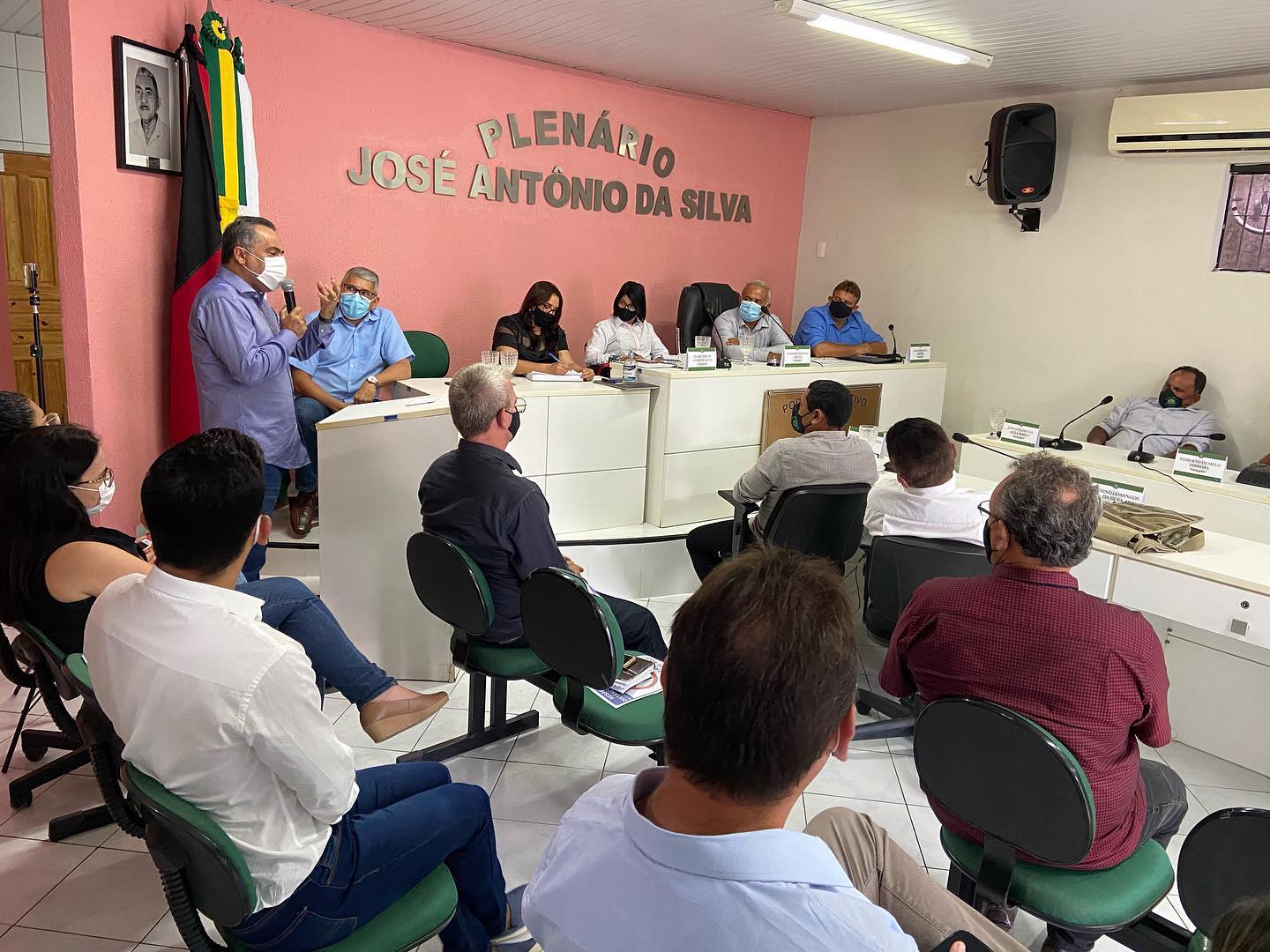 Sessão de abertura dos trabalhos legislativos da Câmara Municipal de Mogeiro