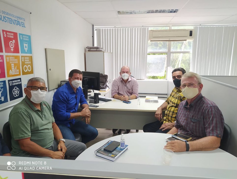 Vice-prefeito e Secretário de Gestão participam de reunião na SEDAM