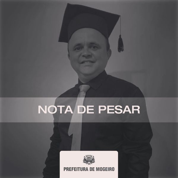 Prefeitura emite Nota de Pesar pelo falecimento do professor Noaldo