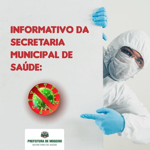 Secretaria de Saúde emite informativo sobre a pandemia de Covid-19