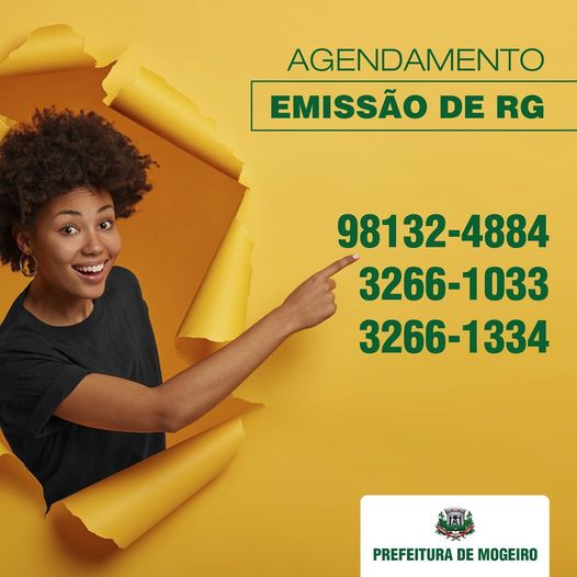 Setor de Identificação da Prefeitura Municipal informa sobre atendimento ao público