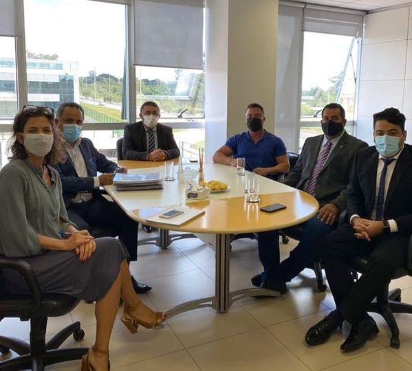 Prefeito, Antonio Ferreira, participa de reunião na sede do MDR, em Brasília