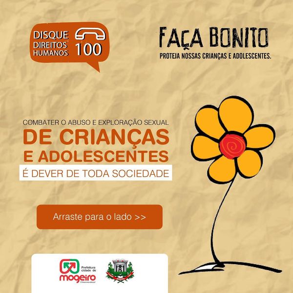 Prefeitura realiza campanha contra o abuso e exploração sexual de crianças e adolescentes