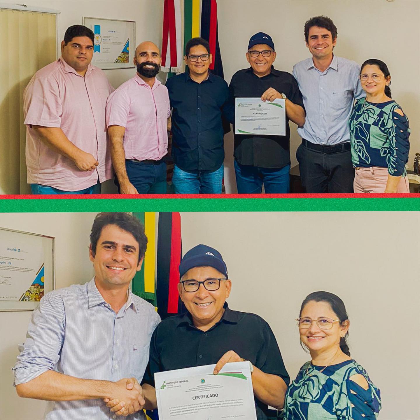 Município de Mogeiro recebe Certificado de Benemérito