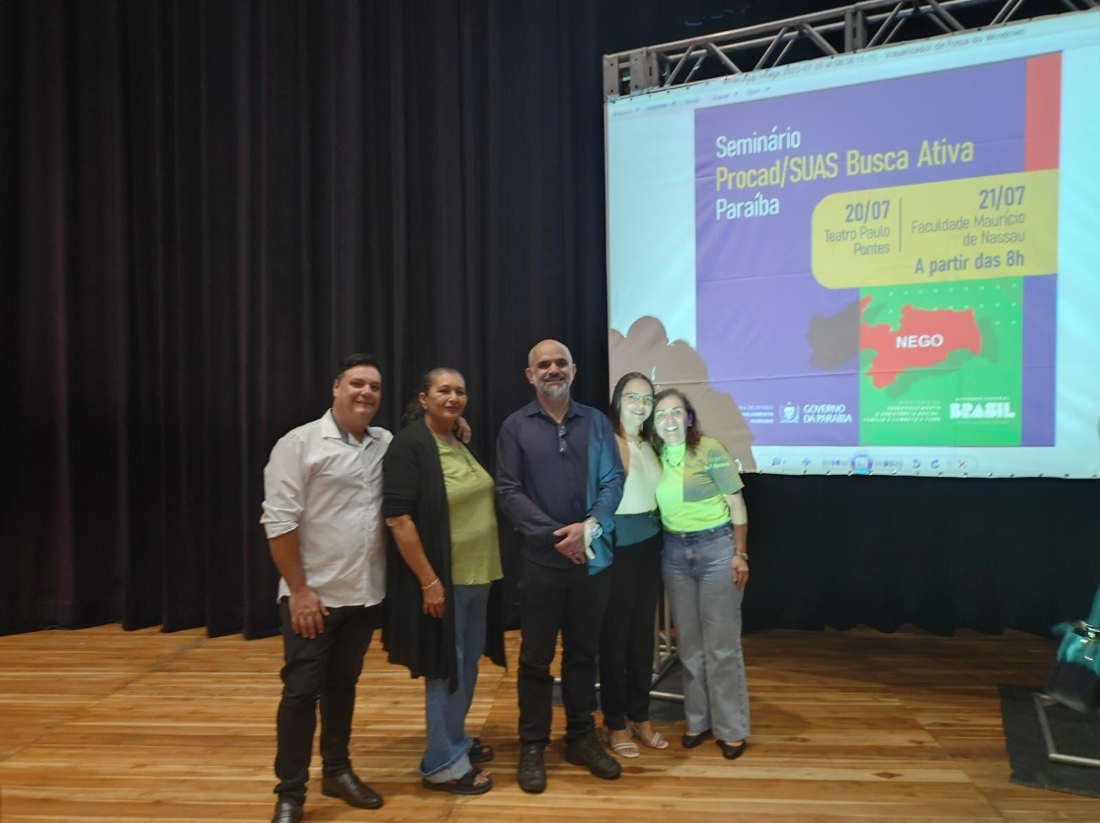 Representantes da Secretaria de Ação Social participaram do Seminário Procad-Suas / Busca Ativa, promovido pelo Governo da Paraíba
