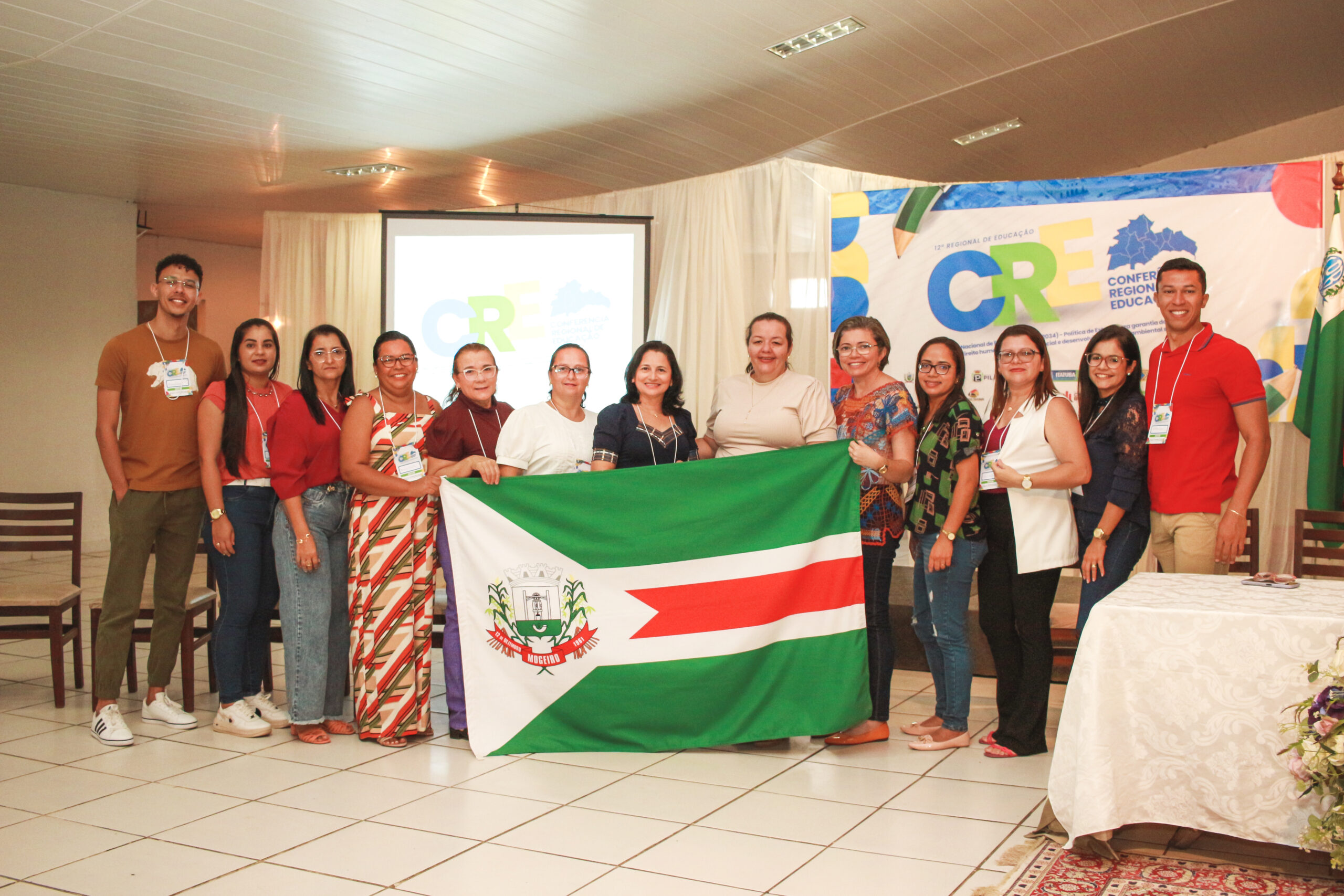 Representantes da Secretaria de Educação de Mogeiro participam da Conferência Regional de Educação