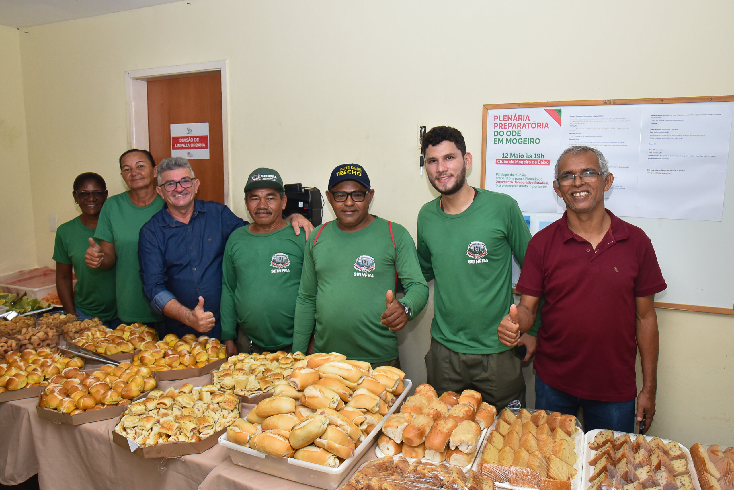 Prefeitura de Mogeiro celebra o Dia do Gari com café da manhã especial