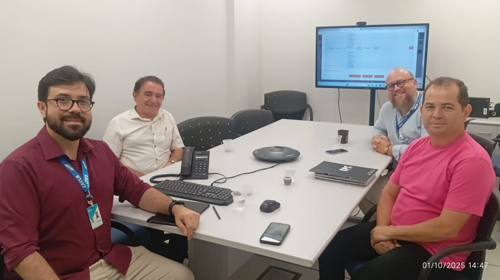Prefeitura de Mogeiro realiza reunião de alinhamento com a Caixa Econômica Federal