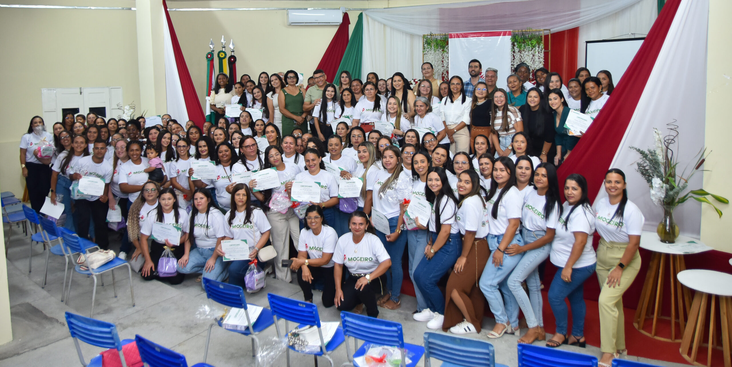 Mogeiro celebra entrega de certificados e avanço profissional com o Projeto Mogeiro Profissionaliza